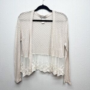American Rag Fairy Ethereal Bohemian Cottage Prairie Twee Womens Cardigan Small